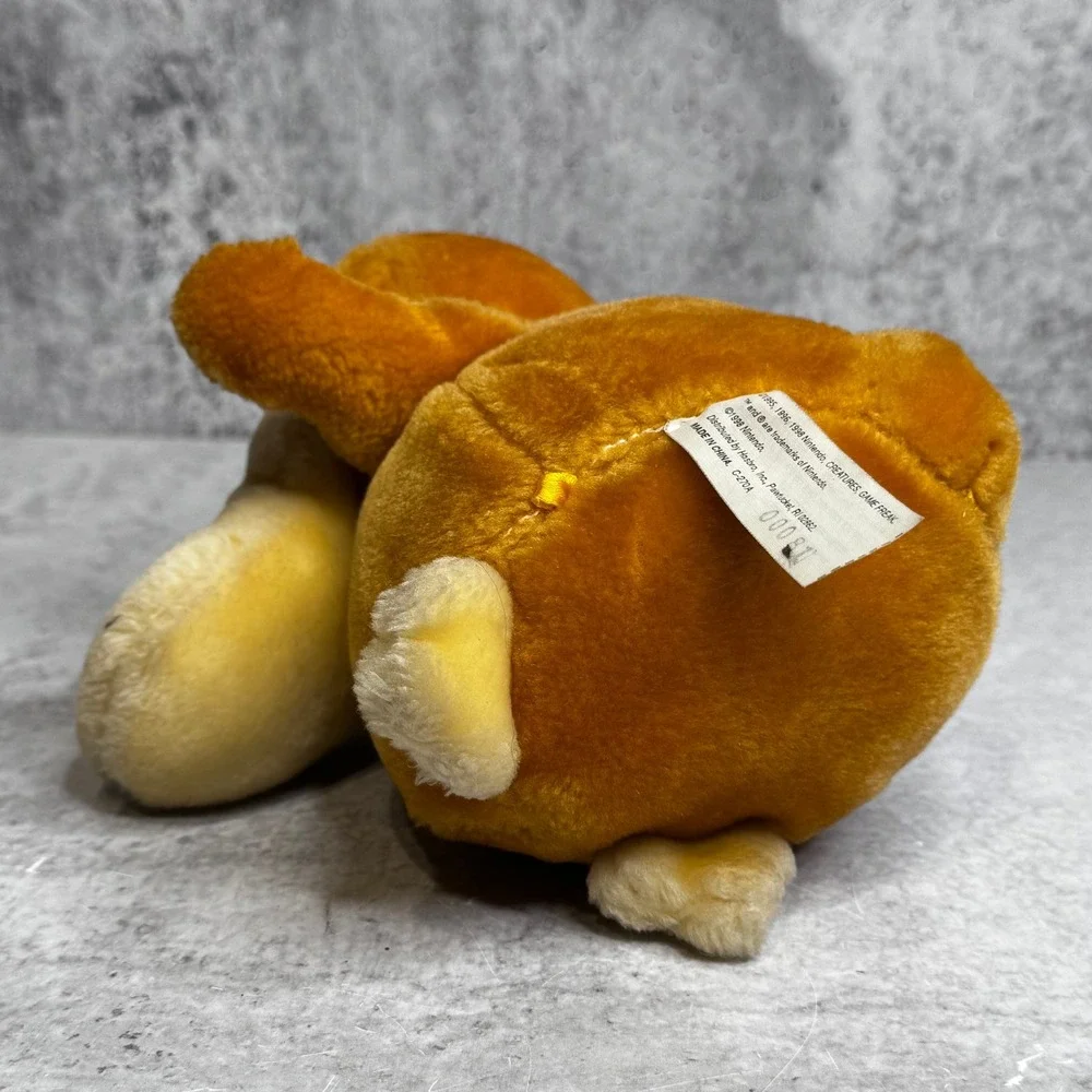 Vintage 1998 Nintendo Psyduck Pokemon Platypus Basic Plush Hasbro 7 Inch